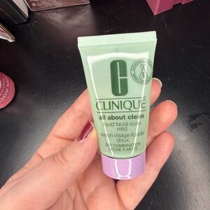 Clinique All About Clean Facial Soap in Green and Purple